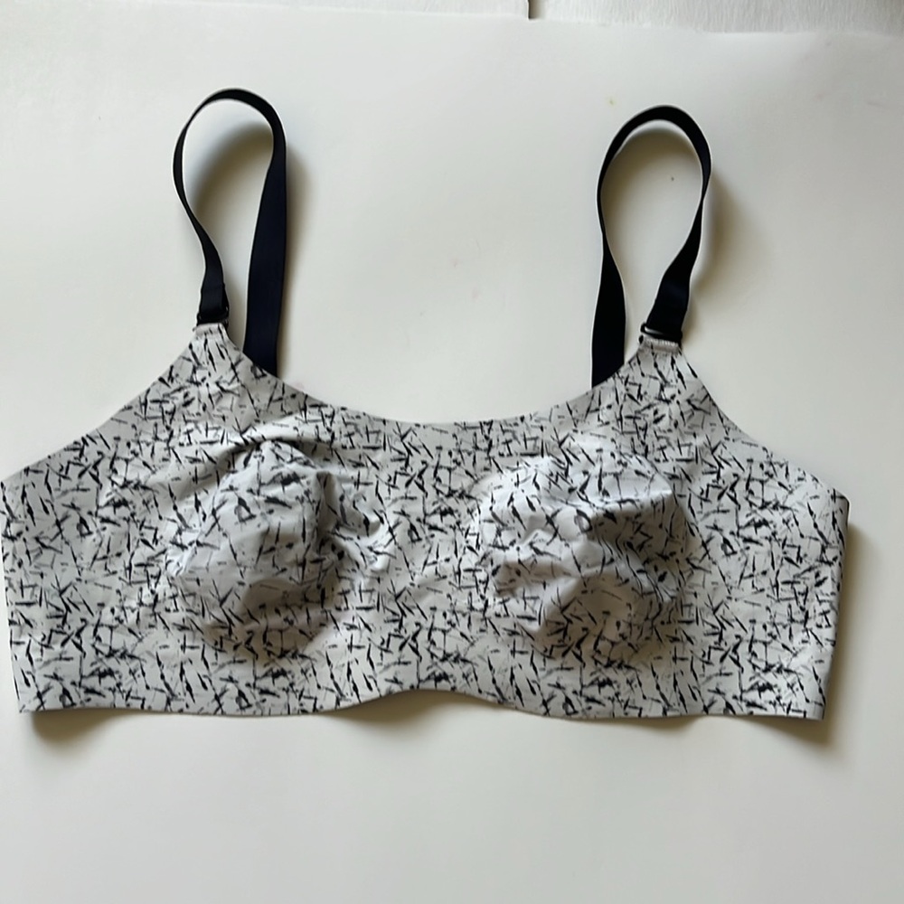 Knix Black and White Bra